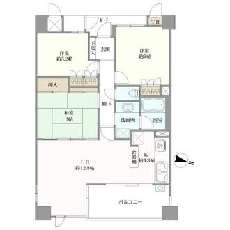 ヒルズ豊中桜塚ガレリアの間取図