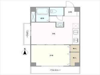 オリンピックマンション国領の間取図