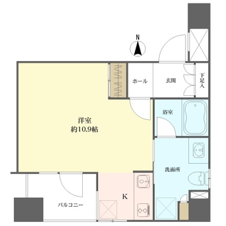 ＬＵＸＵＲＹＡＰＡＲＴＭＥＮＴ　ＯＫＡＣＨＩＭＡＣＨＩの間取図