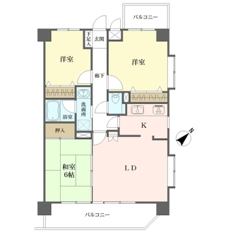 ダイアパレス柴又の間取図