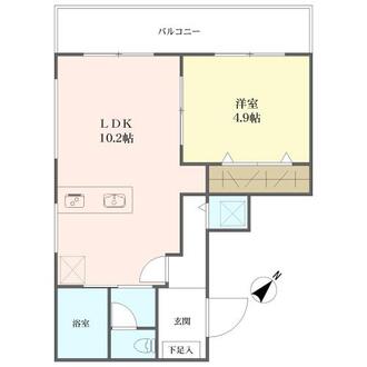 リレント第２三の輪の間取図