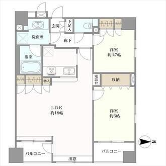 マイキャッスル入谷の間取図