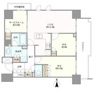 オープンレジデンシア亀有の間取図