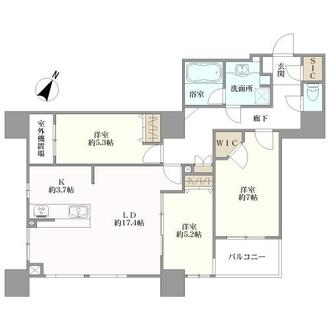 Ｓ４－Ｔｏｗｅｒの間取図