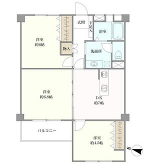 北浦和スミダ第三マンションの間取図