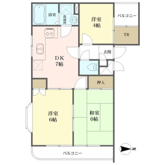 ウインビユー磯子の間取図