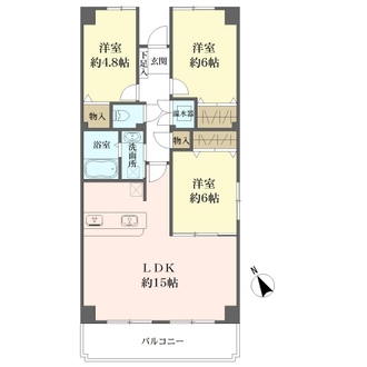 天王町サンハイツの間取図