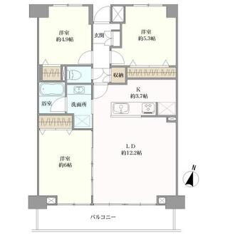 グラン・コート保土ケ谷の間取図