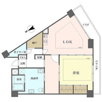 逗子ヘルス・ケア・マンションの間取図