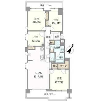 パークシティ本牧の間取図