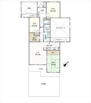 藤和ライブタウン大船の間取図