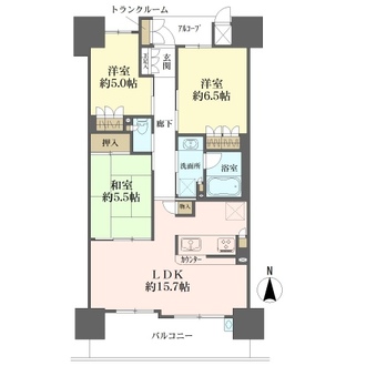 ローレルスクエア八戸ノ里の間取図