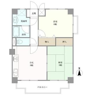 プロスパーＩ東大阪の間取図