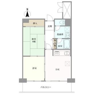 サンハイツ八尾南の間取図