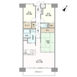 ファミールハイツ八尾の間取図