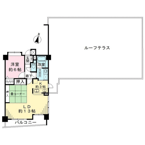 ダイアパレス東灘深江本町の間取図