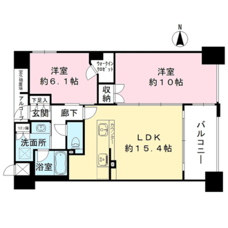 イーグルコート三条室町の間取図
