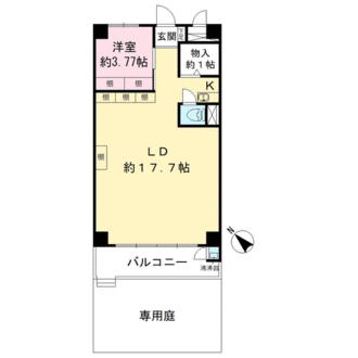 東建池袋要町マンションの間取図