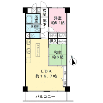 日吉ハウスの間取図