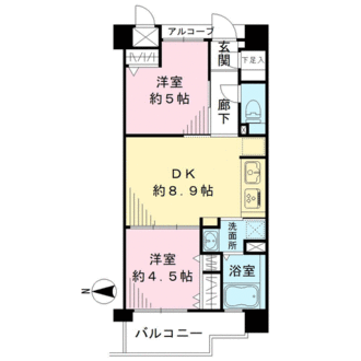 グローバル宝塚小林の間取図