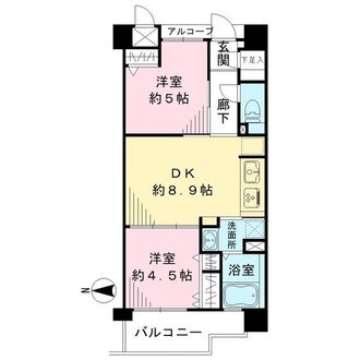 グローバル宝塚小林の間取図