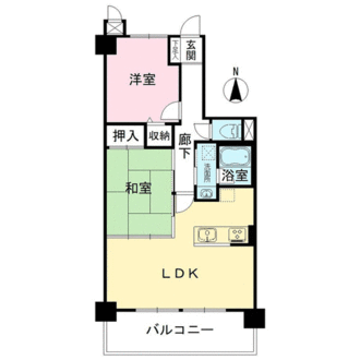 二条聚楽町アーバンコンフォートの間取図