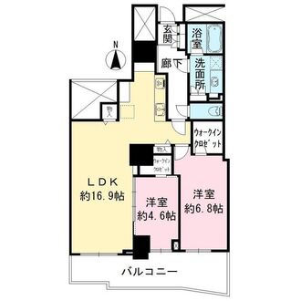 サウザンドシティ壱番館の間取図