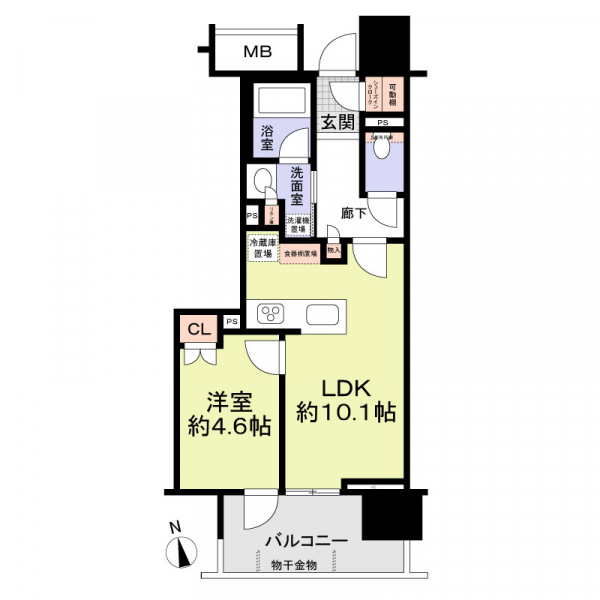 オープンレジデンシア千種広小路の間取図