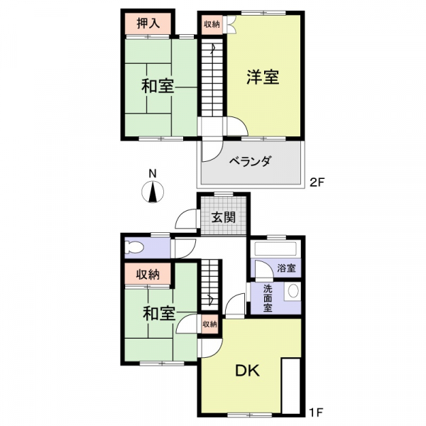 ガーデンハウス千代が丘の間取図