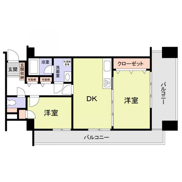 ハイリ―ハイツ並木の間取図