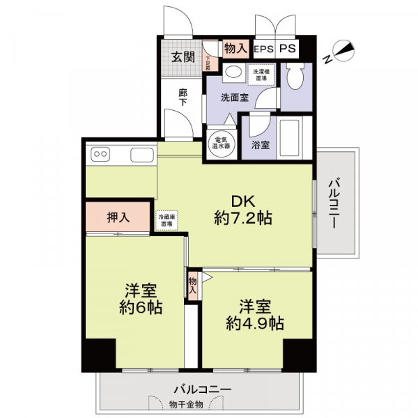 新板橋ビューハイツの間取図