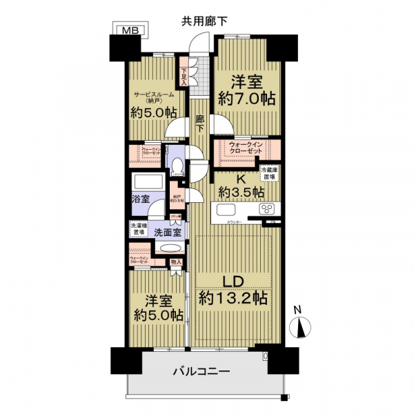 シティタワー葵の間取図