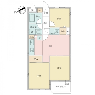 ライオンズマンション日吉本町の間取図
