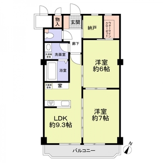 東淀川ホームプラザの間取図
