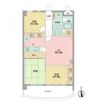 ロマネスク原第二の間取図