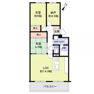 サニーコーポ石橋の間取図