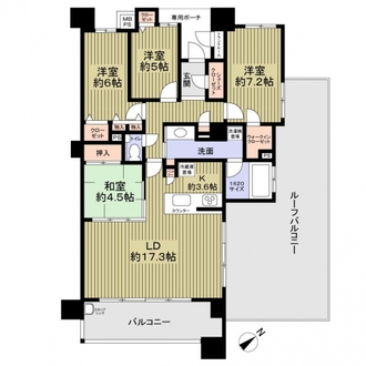 ライオンズ新瑞橋グランゲートの間取図