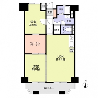 覚王山アーバンライフの間取図