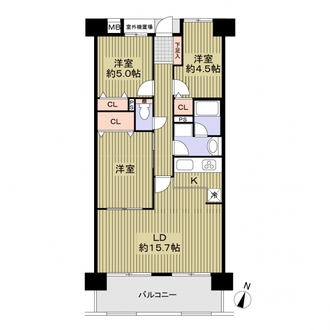 藤和シティコープ春日井駅前の間取図