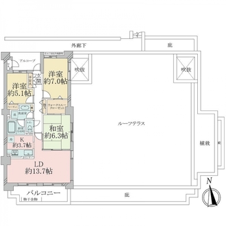 ロータリーパレス菊名の間取図