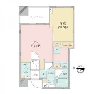 アトラス元代々木の間取図