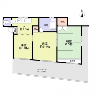 ベルマンションの間取図