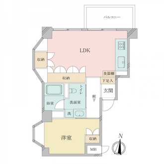 インペリアル常盤松の間取図