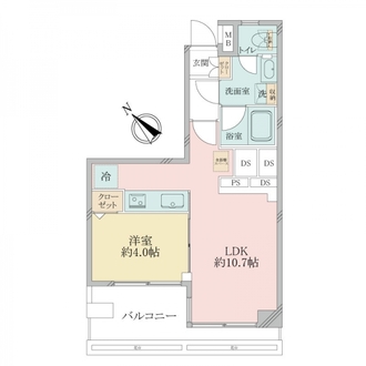 代官山エーデルハイムの間取図