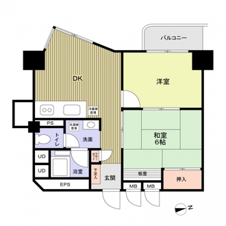 松戸インペリアルの間取図