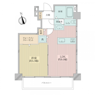 バロンハイツ大塚の間取図