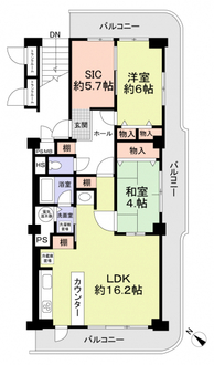 グリーンヒル北野田の間取図