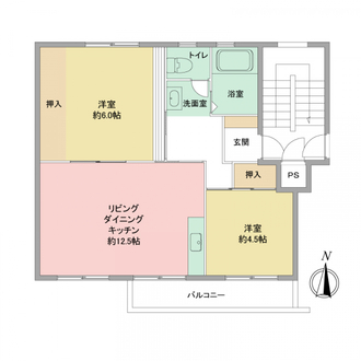 辻堂海岸団地の間取図