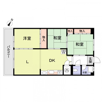 コーポ木ヶ崎の間取図
