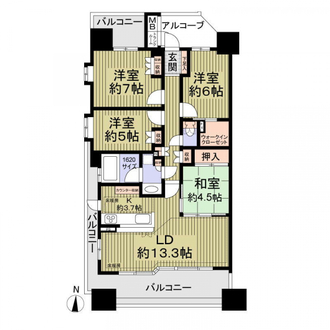 栄アインスタワーの間取図